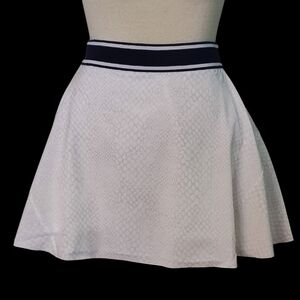 NWT PETER MILLAR Skort White Tennis Golf Pickleball UPF 50+  MEDIUM
